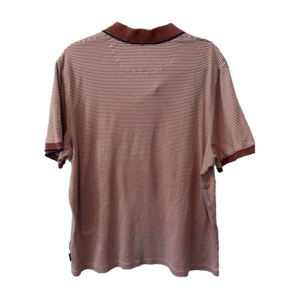 Set of 2 Ted Baker Mens Sz 6 US 2XL GINGEN STRIPED COTTON & Paisley Print POLO - Picture 13 of 13